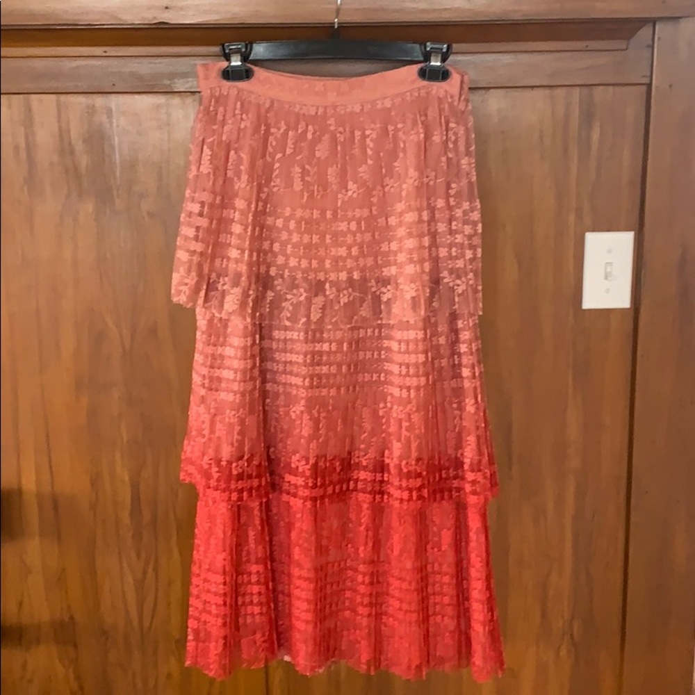 Dreamy tiered Maeve midi skirt